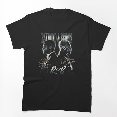 Chris Brown Usher Raymond Brown R&B Portrait Design Shirt
