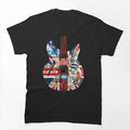 Britpop Nineties Music Groups Mod Band Pop Art Union Jack Flag Shirt