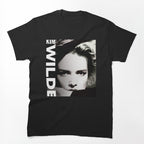 Black And White Kim Wilde Racerback Shirt