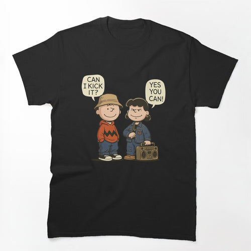 Can I Kick It 90s Hip Hop Retro Parody Shirt