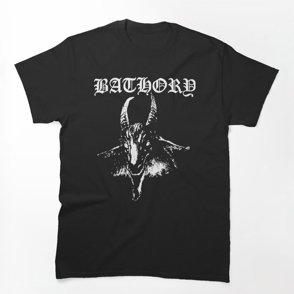 Bathory Band Goat Black Metal Shirt