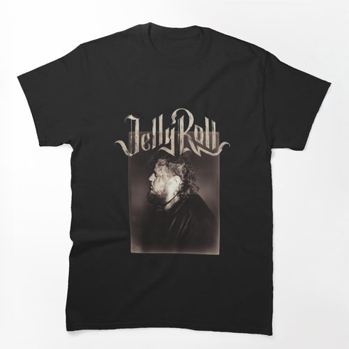 Jelly Roll Vintage Portrait Typography Design Shirt
