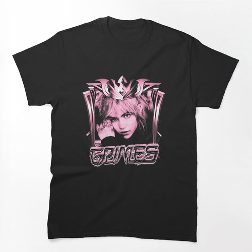 Woman Pink Glow Electronic Pop Shirt
