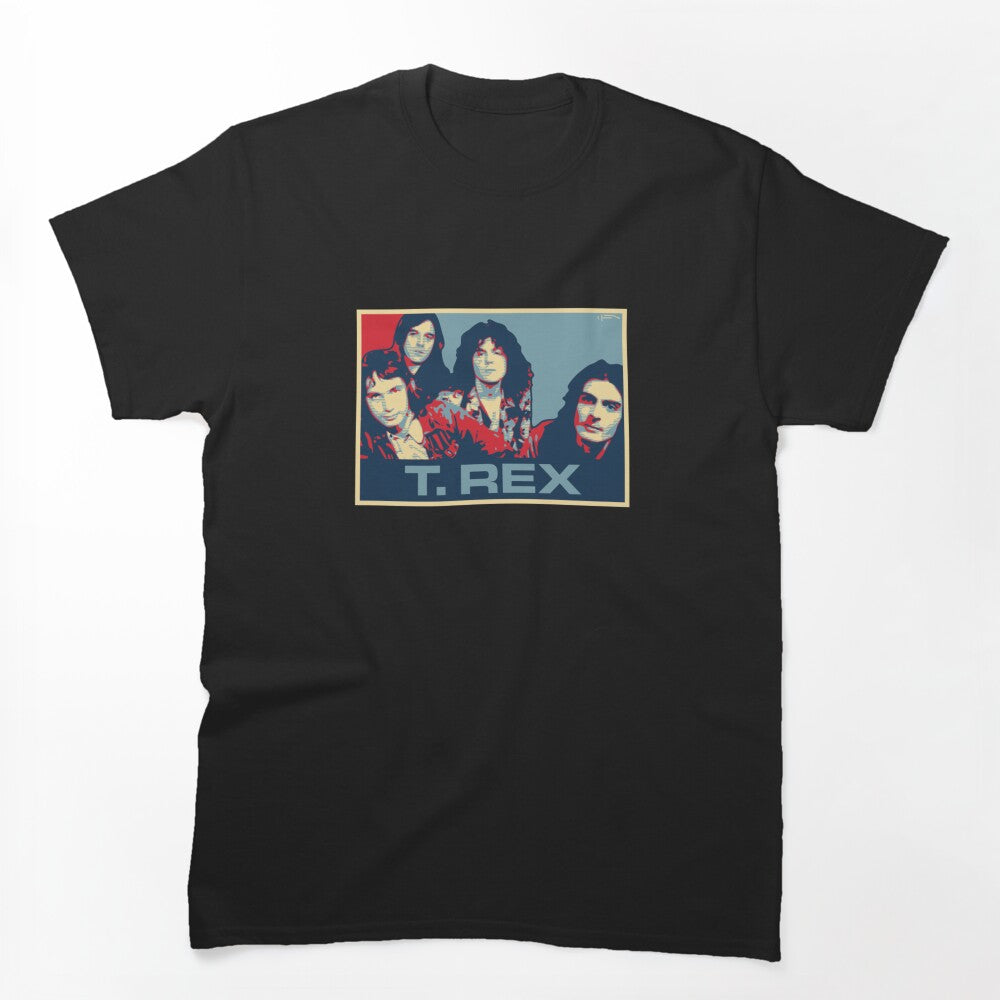 T Rex Vintage Glam Band Portrait Shirt