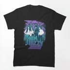 Thin Lizzy 70s Rock Band Graphic Collage Shirt