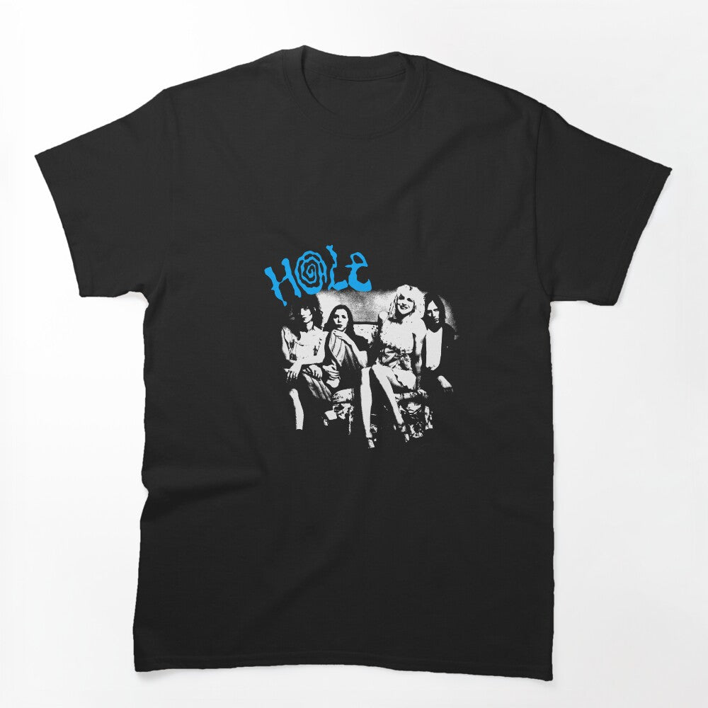 Retro Silhouette Noise Rock Band Shirt