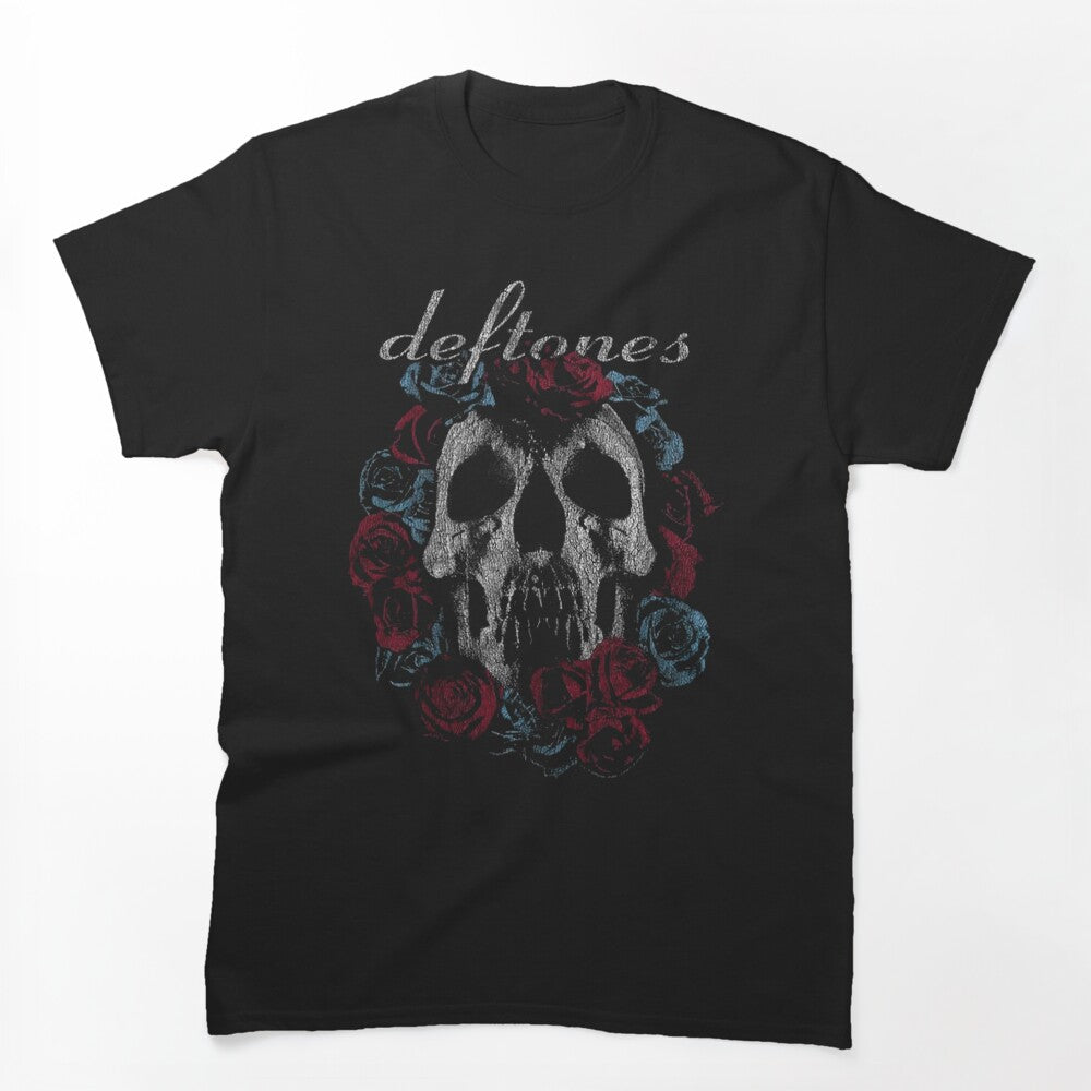Flowers And Skull Shirt