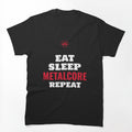 Eat Sleep Metalcore Repeat - Heavy Metal Metalcore Design Shirt