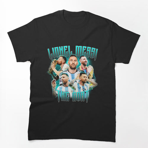 Lionel Messi Vintage Style Bootleg Bootleg T Rap Shirt
