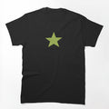 Everclear White Pale Green Star Design Shirt