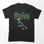 Dee Brown No Look Basketball Signature Vintage Retro 80s 90s Rap Shirt