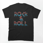 Rock & Roll Retro Typography Design Shirt