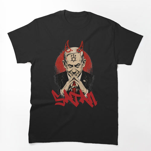 Satanyahu Free Palestine Design Shirt