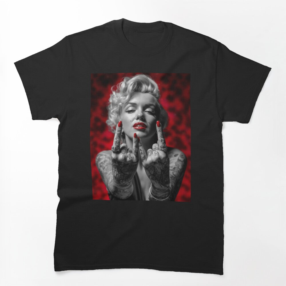Marilyn Monroe Portrait - Retro Hollywood Rebel Shirt