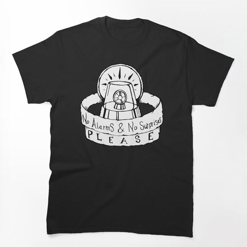 Radiohead - No Surprises - Illustrated Lyrics Shirt