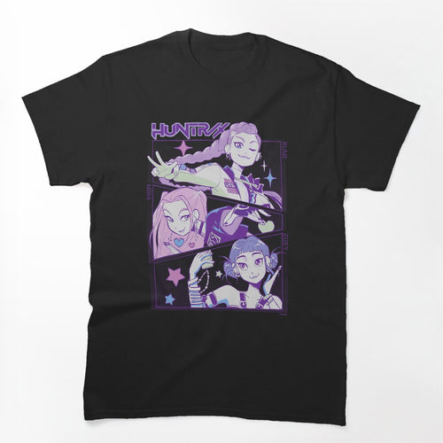 HUNTRX Kpop Demon Hunters Trio Anime Fan Shirt
