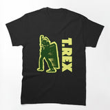 T Rex Green Vintage Singer Graphic Shirt