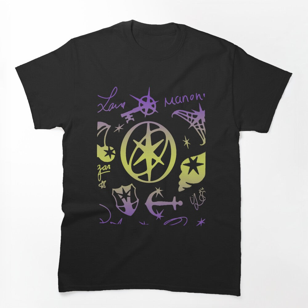 Katseye Member Graphic Kpop Kpop Comfort Colors Katseye Member Logo Shirt