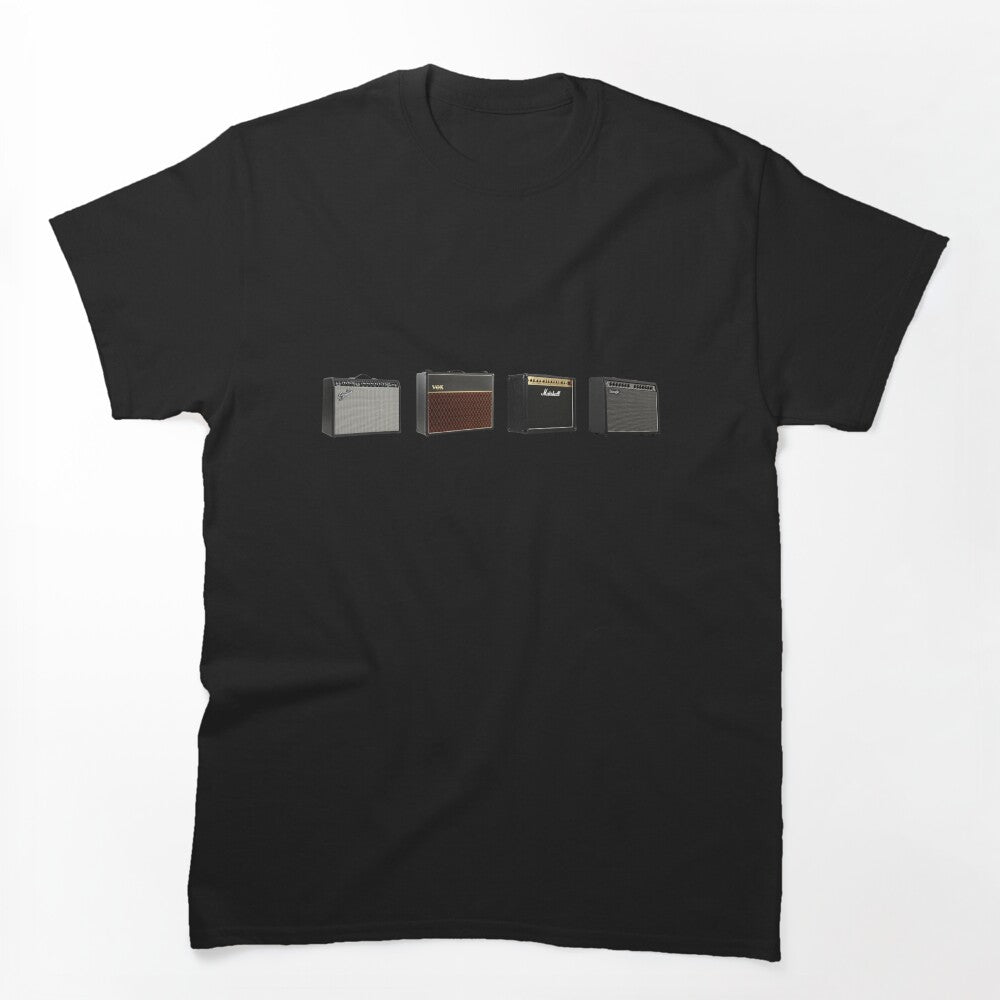 Electric Amps Marshall Fender Vox Boogie Shirt