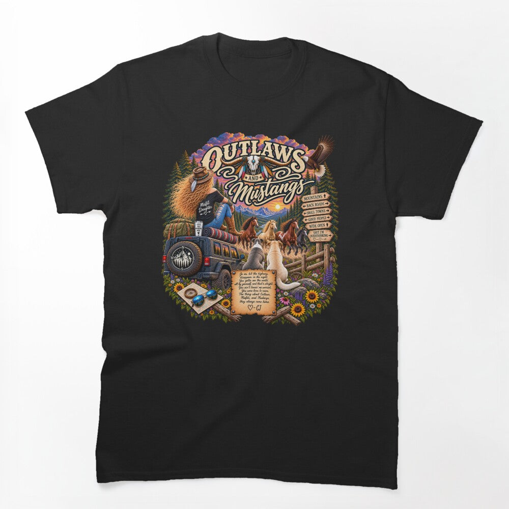 Outlaws And Mustangs Shirt