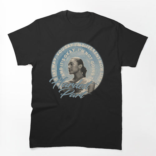 Lyrics In Background Pop Singer Face Shirt
