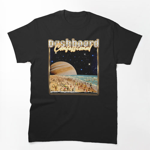 Chrome Effect Emo Band Shirt