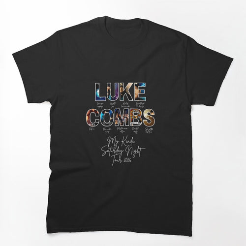 Luke Combs My Kinda Saturday Night Music Tour 2026 Shirt