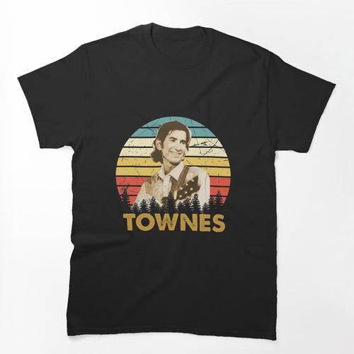 Townes Van Zandt - Vintage Retro Outlaw Country Tribute Shirt