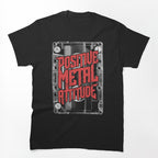 Positive Metal Attitude 80's 90's Cassette Heavy Music Shirt