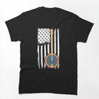 American Flag Banjo Player Bluegrass Music Patriotic Banjo Gear Shirt