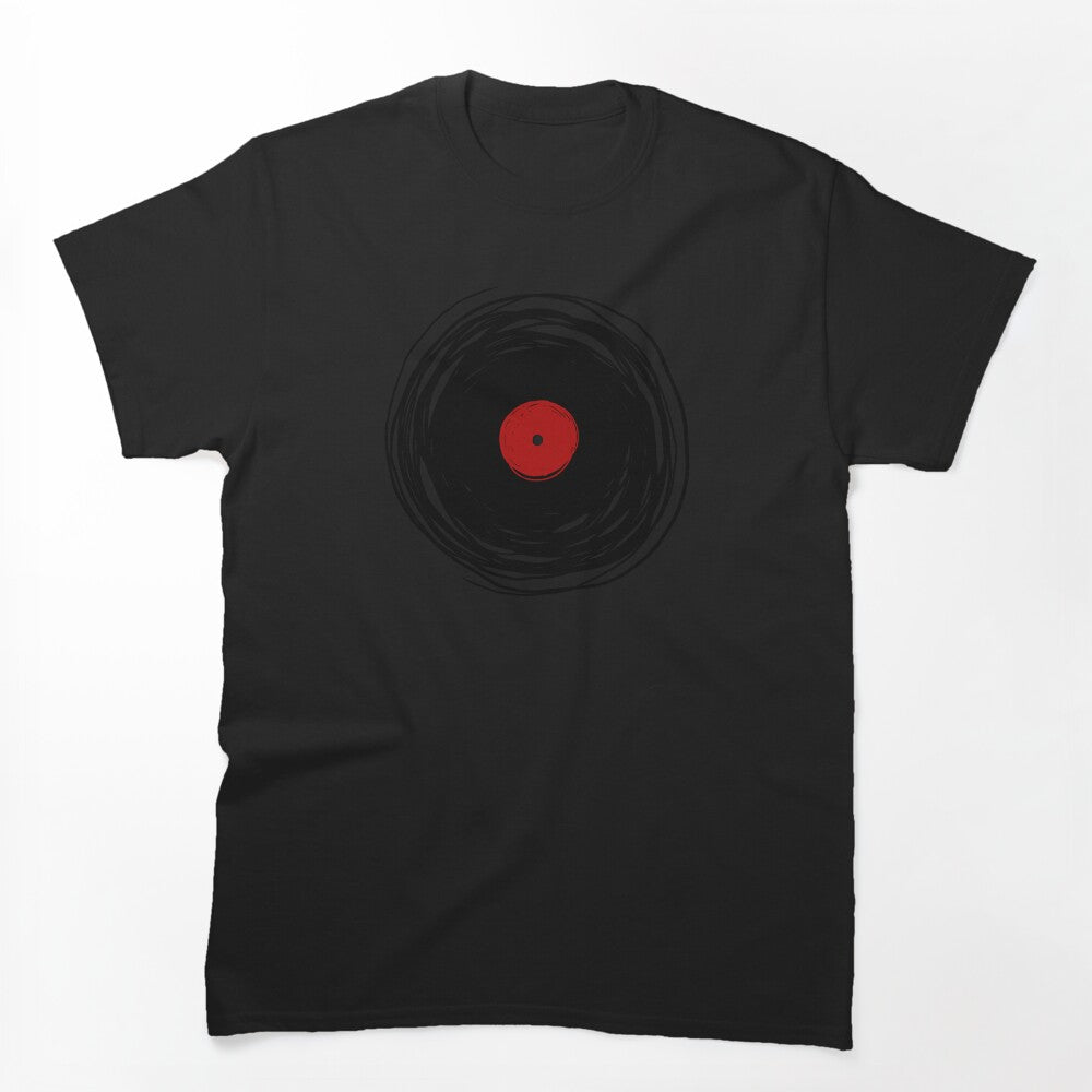 Spinning Within With A Vinyl Record Shirt