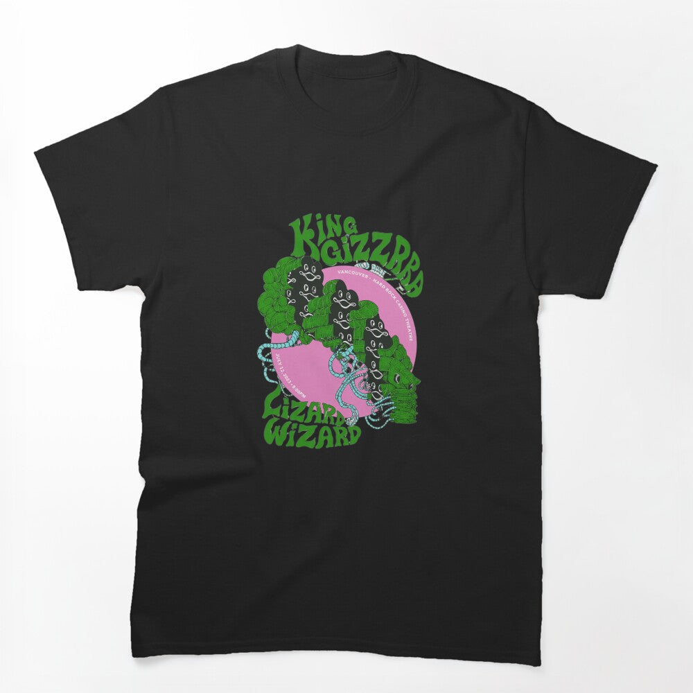 Kings Gizzards Lizards Wizard Vancouver Tour 2019 Shirt