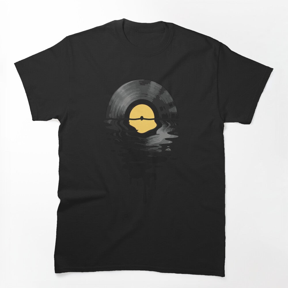 Vinyl LP Music Record Sunset Shirt