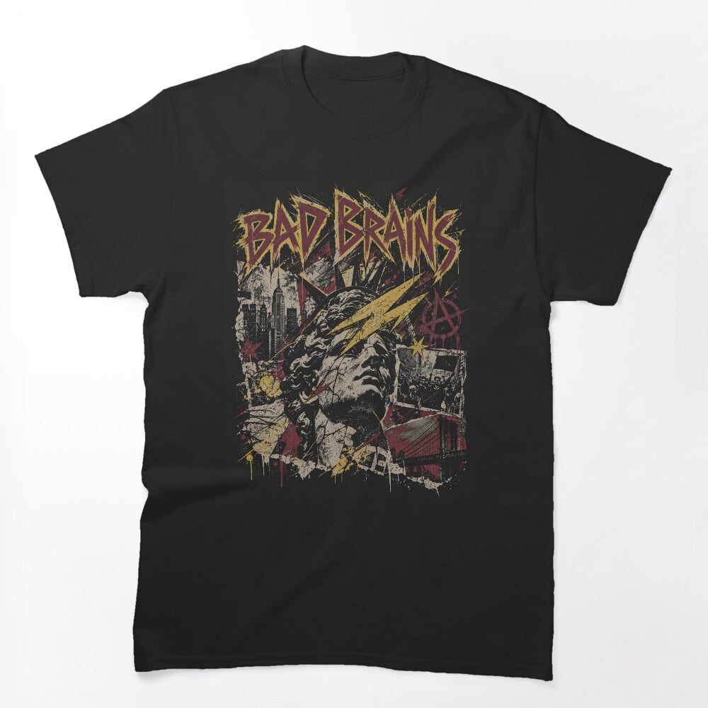 Bad Brains Hardcore Punk Rock Live Performance Grunge Art Shirt