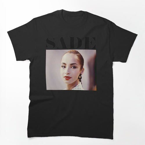 80s SADE On Black Shirt