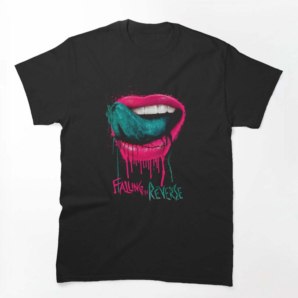 Pink Lipstick Falling In Reverse The Rest And Lovers - Falling In Shirt
