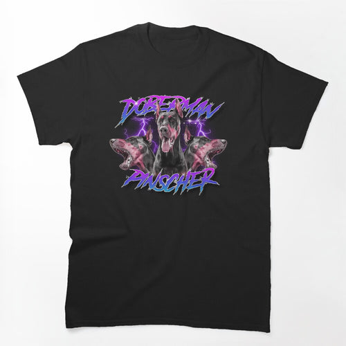 Doberman Pinscher Streetwear Bootleg Rap 90s Shirt
