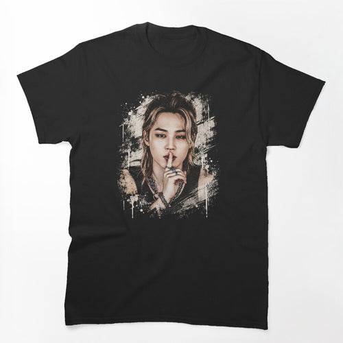 BTS Jimin Silence Vintage Grunge Graphic Shirt