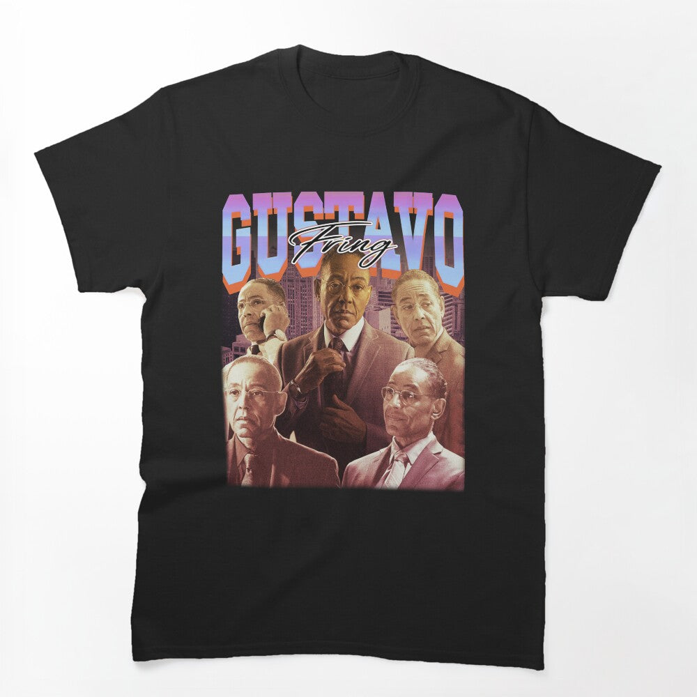 GUSTAVO FRING Vintage 90s Rap Style Gustavo Fring Bootleg Fan Shirt