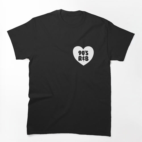 Love 90's R&B Red Heart Vintage Music Love 90's R&B Gear Shirt