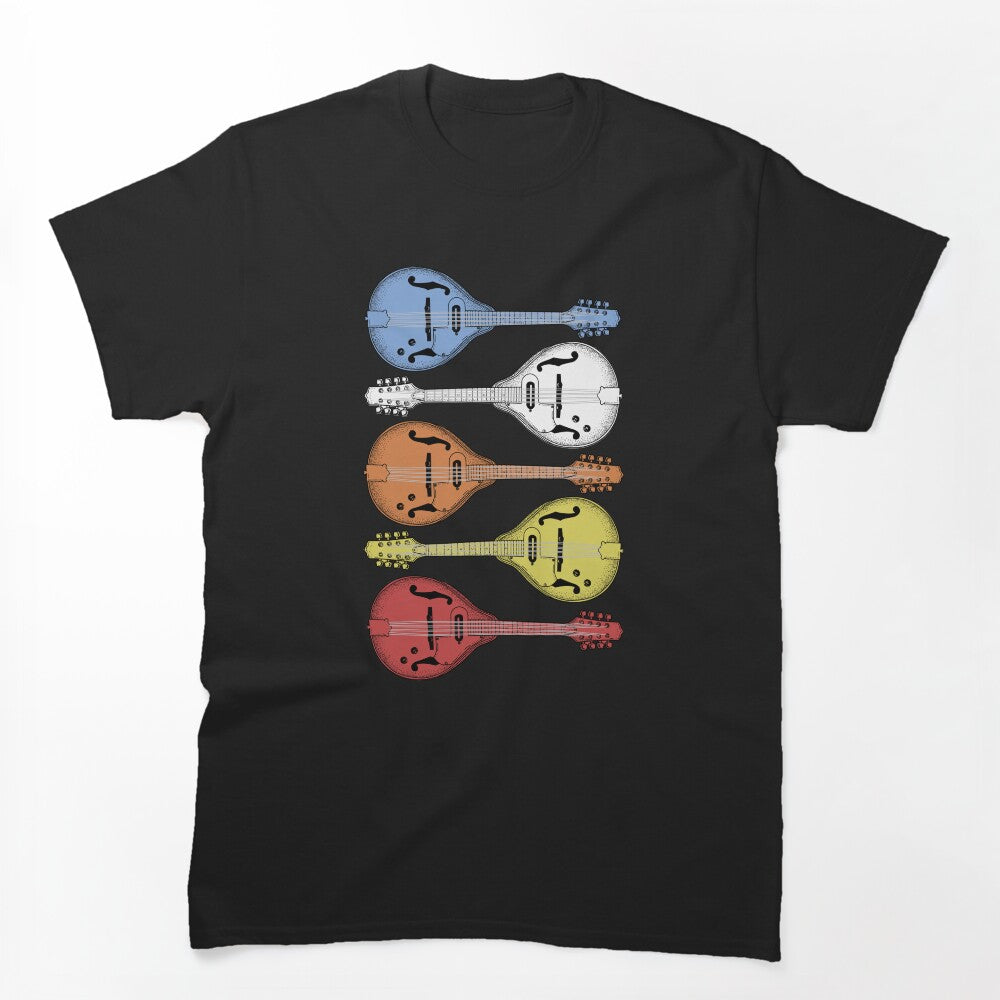 Retro Country Music Mandolin Vintage Bluegrass Shirt