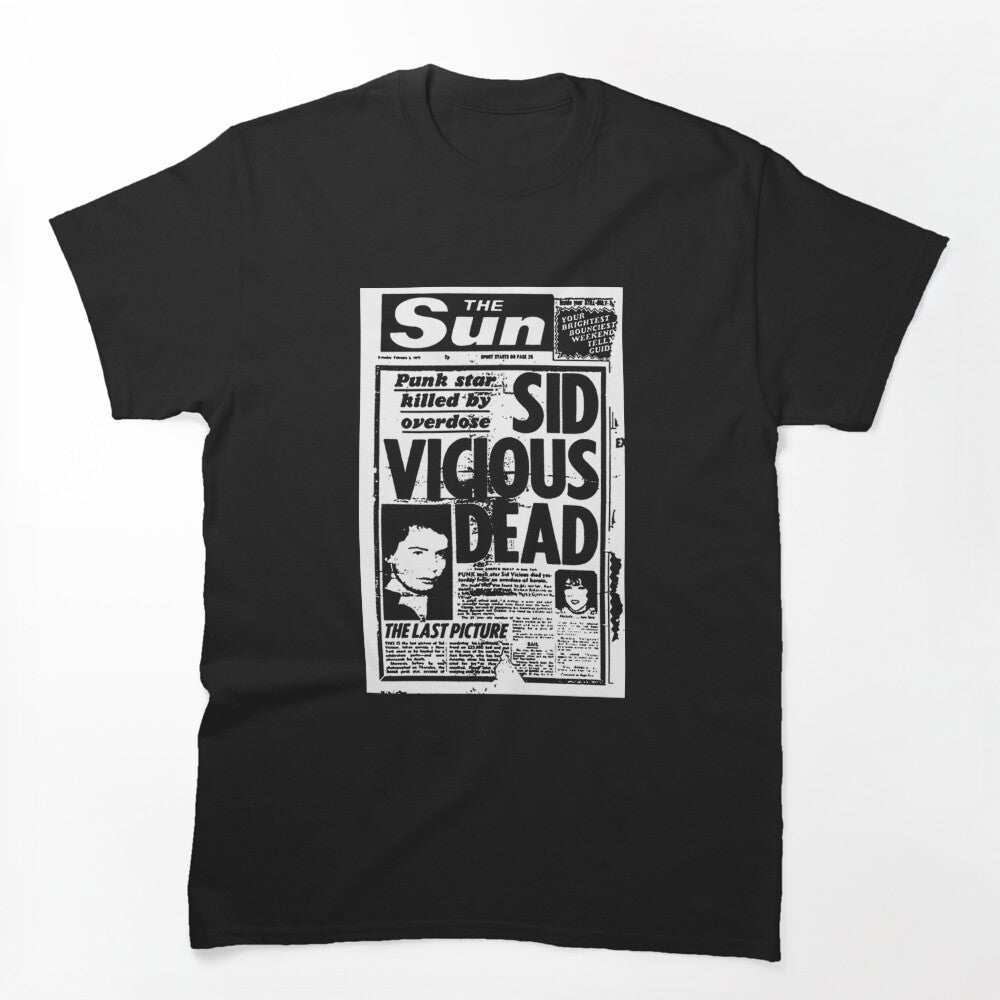 Daily News Of Sid Vicious Death Shirt