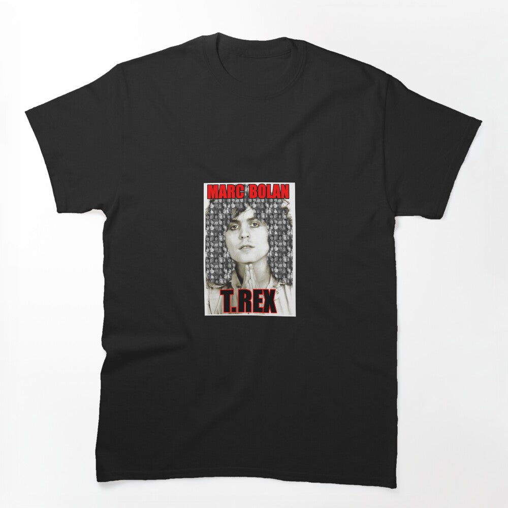 Marc Bolan T Rex Full Face & Bolan Hair Design Shirt