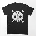 Cute Goth Pentagram Skull Shirt