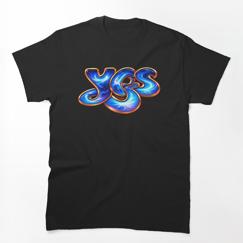 Yes Band Blue Logo Shirt