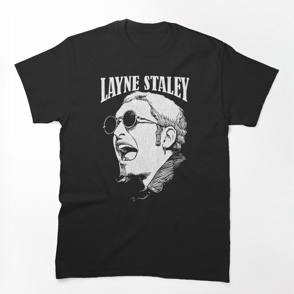Grunge Rock Frontman Round Shirt
