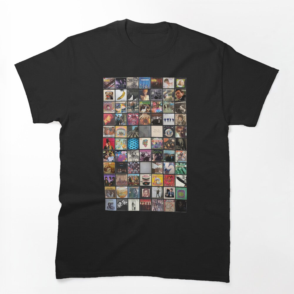 60s Vinyl Covers - 1960s Music - Vintage Cassette Album Cover Art Shirt