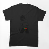Keith Richards Roses Sketch Rolling Stones Fan Art Shirt