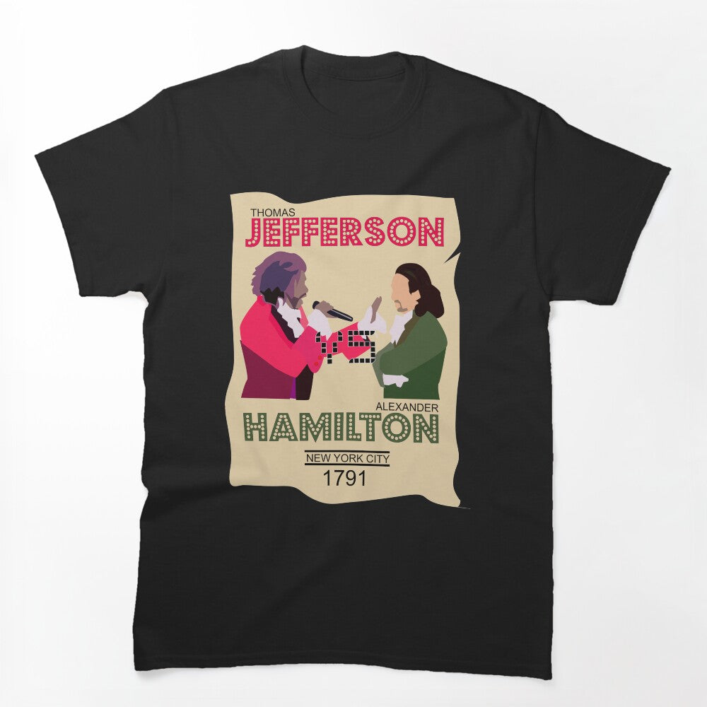 Jefferson VS Hamilton Epic Rap Battles Shirt