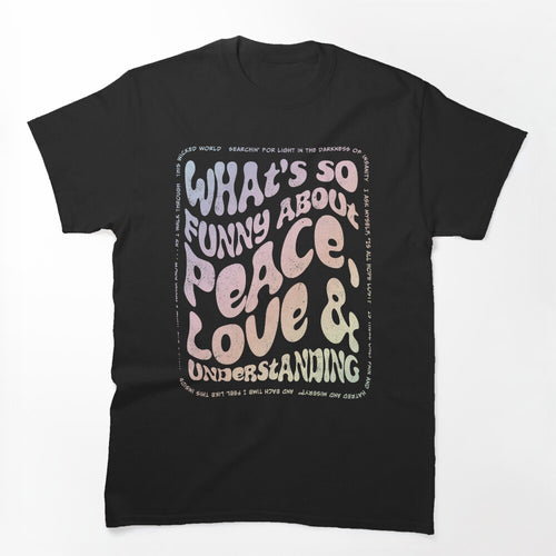 Elvis Costello - Peace Love And Understanding Shirt